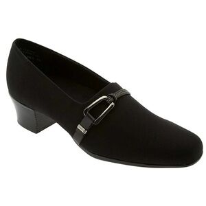 NWOT Munro Cindi Ii Combo Black Heeled Loafer - 10W